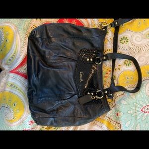 Black coach hobo bag